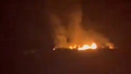 EKSPLOZIJA PRETVORILA NOĆ U DAN Srušio se ruski bombarder, objavljeni prvi snimci sa lica mesta (FOTO/VIDEO)