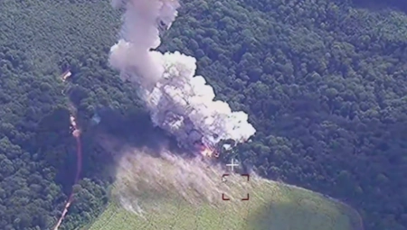 "UDARILI SU NA RUSIJU, A SADA GORE U PLAMENU" Zastrašujući snimak sa fronta (FOTO/VIDEO)