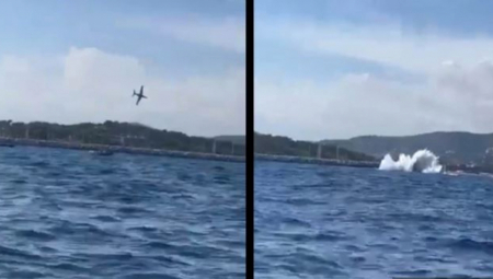 AVION SE SRUŠIO U JEZERO! Ljudi zarobljeni pod vodom