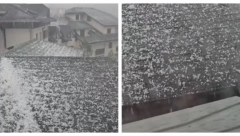 LEDENE KUGLICE ŽESTOKO TUKLE PO KROVOVIMA Ovako je izgledao grad koji je paralisao Zlatibor (VIDEO)
