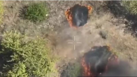 POJAVIO SE SNIMAK UNIŠTENJA RUSKOG BUNKERA: "Čekić" udario na štab, za par sekundi sve je EKSPLODIRALO (VIDEO)