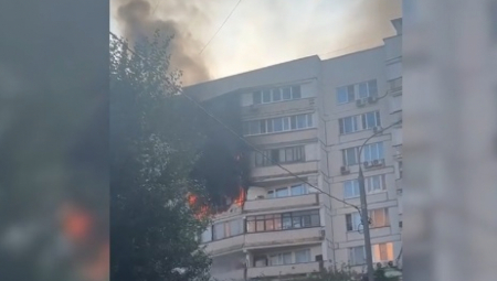 EKSPLOZIJA U MOSKVI Stambena zgrada u plamenu (VIDEO)