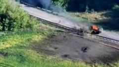 PRVI PUT NA RATIŠTU Uništen oklopnjak iz doba SFRJ (VIDEO)