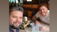 OGLASIO SE VICO NAKON ŠTO JE POSTAO OTAC Nemanja nazdravio: "Ljubavi mog života..."