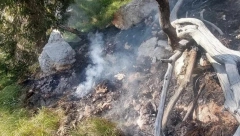 UGAŠEN ŠUMSKI POŽAR KOD BOHINJSKOG JEZERA! Sprečena katastrofa, plamen je pretio da se proširi (FOTO)