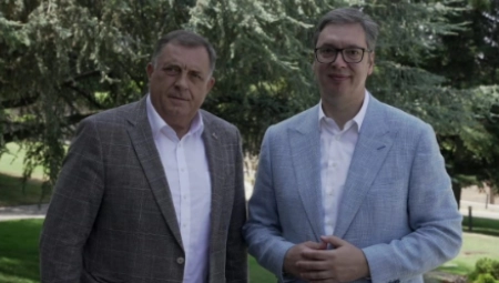 ''NA SASTANKU SU DOMINIRALE EKONOMSKE TEME'' Oglasio se predsednik Aleksandar Vučić nakon sastanka sa Dodikom (FOTO)