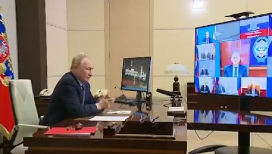OVO JE PUTINOVA REAKCIJA KAD SU MU REKLI DA ISLAMISTI PRAVE MASAKR U ZATVORU: Pogledajte kako je izgledao sastanak bezbednosti(VIDEO)