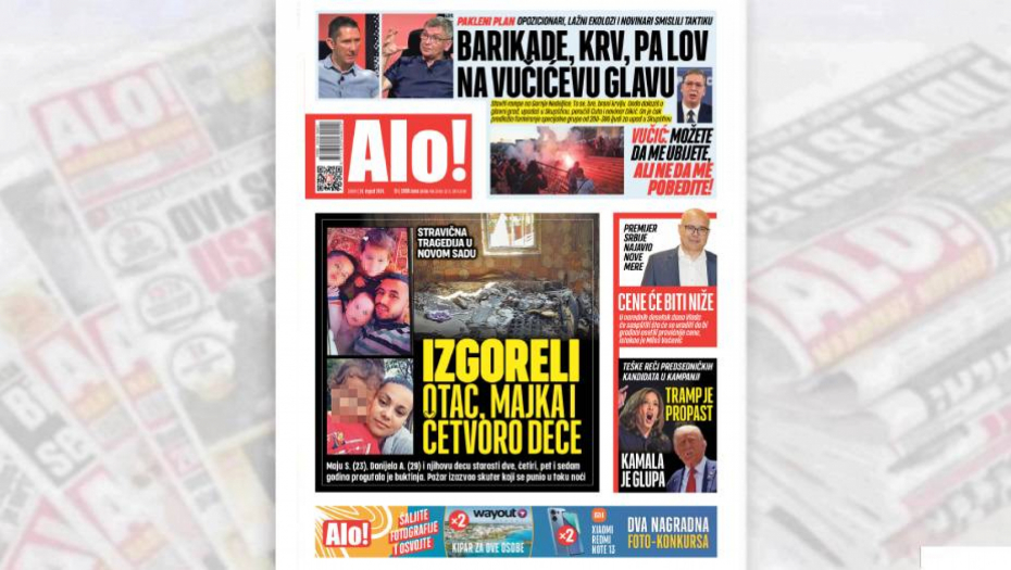 BARIKADE, KRV, PA LOV NA VUČIĆEVU GLAVU! Opozicionari, lažni ekolozi i novinari smislili taktiku