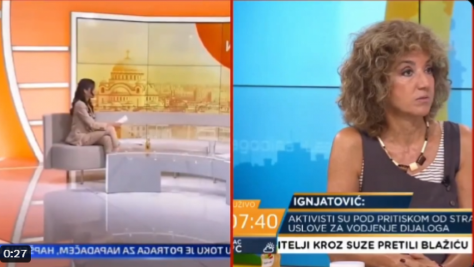 VODITELJKA NOVE S HTELA DA ISPADNE PAMETNA, ALI SU JE REČI VODITELJKE N1 VRATILE U REALNOST: "Rio Tinto je dovela bivša vlast"