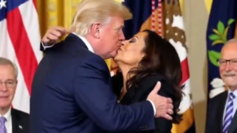 TRAMP I KAMALA SE LJUBE Američki predsednički kandidati na udaru veštačke inteligencije, ULTRABIZARNO, ima i bebe