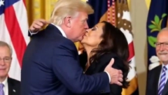 TRAMP I KAMALA SE LJUBE Američki predsednički kandidati na udaru veštačke inteligencije, ULTRABIZARNO, ima i bebe