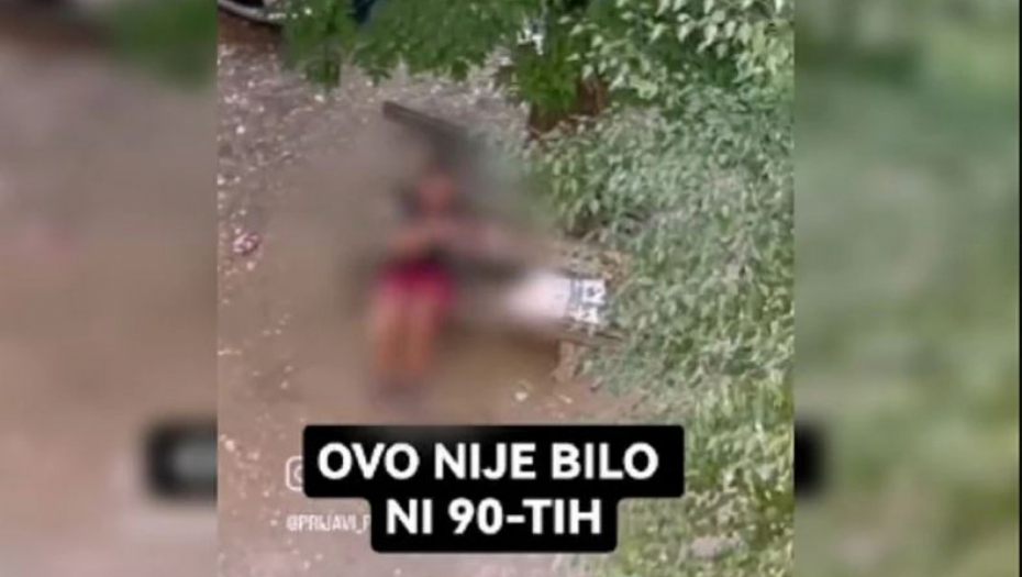 "DA LI JE REALNO DA OVO RADI PRED SVIMA?!" Jeziva scena snimljena na klupici u parku uznemirila Kraljevčane od ranog jutra (VIDEO)