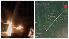 UKRAJINA PRODRLA 1.500 KILOMETARA U RUSKU TERITORIJU Objavljeni novi snimci napada, GORI skladište nafte! (VIDEO)