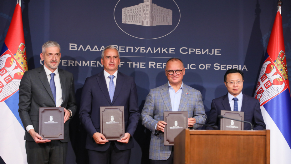 POČINJE IZGRADNJA PRVE FAZE METROA Vesić potpisao Ugovorni sporazum za prvu liniju  beogradskog metroa sa Kinezima
