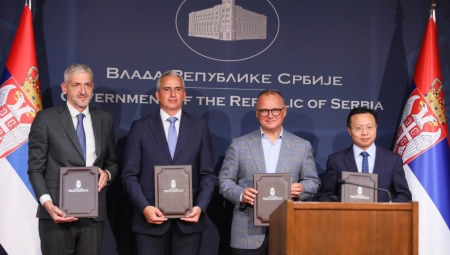 POČINJE IZGRADNJA PRVE FAZE METROA Vesić potpisao Ugovorni sporazum za prvu liniju  beogradskog metroa sa Kinezima