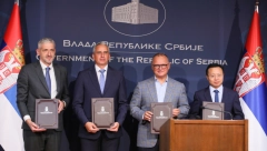 POČINJE IZGRADNJA PRVE FAZE METROA Vesić potpisao Ugovorni sporazum za prvu liniju  beogradskog metroa sa Kinezima