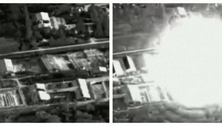 RUSI IZVELI STRAŠAN NAPAD! HANGAR SA MOĆNIM ORUŽJEM ODETEO U VAZDUH  Oboren ruski Su-25, gori skladište nafte u Rostovu (FOTO/VIDEO)