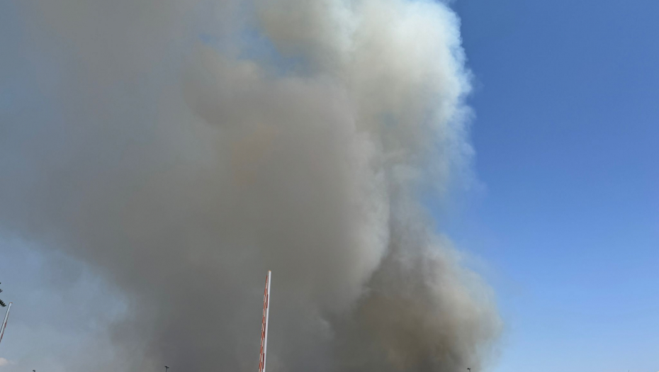 GORI ROBNA KUĆA U BEOGRADU Izbio požar na Bulevaru (VIDEO)