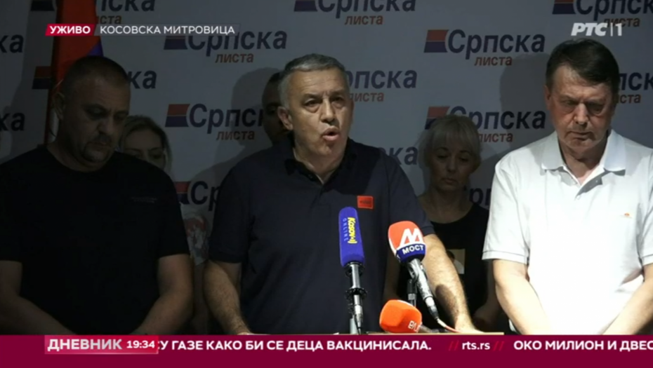 SRPSKA LISTA SE OBRATILA JAVNOSTI Još jedan pokušaj etničkog čišćenja Srba sa teritorija Kosova i Metohije