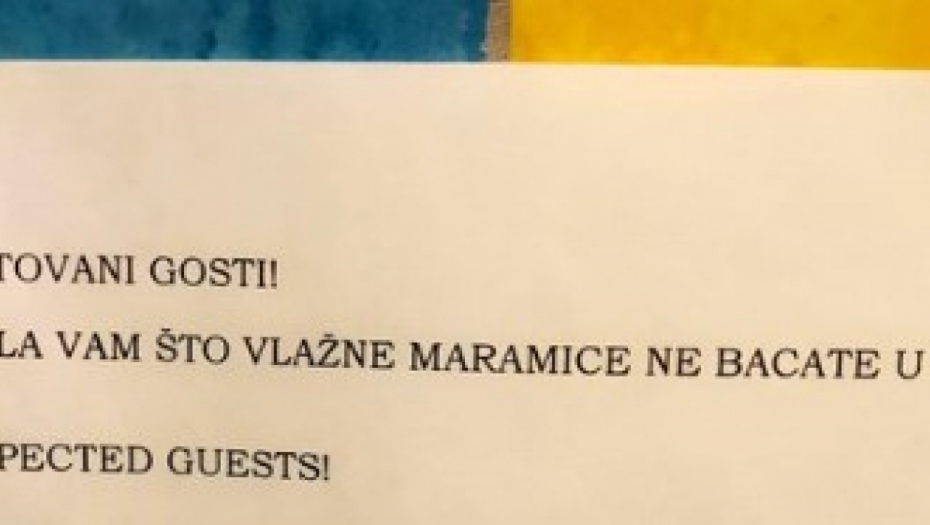 HRVATI SE IZBLAMIRALI ZA SVE PARE Ovako su napisali poruku na engleskom - region umire od smeha! (FOTO)