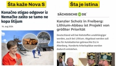 OVO JE "ISTINA" U ŠOLAKOVIM MEDIJIMA Od rudarenja litijuma u Srbiji sumporne kiše, u Nemačkoj projekat od najveće važnosti