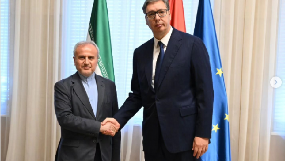 Predsednik Vučić primio ambasadora Islamske Republike Iran Rašida Hasanpura Baeija