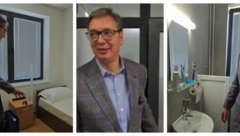VUČIĆ POKAZAO KASARNU U KOJOJ ĆE SPAVATI DOK JE U PODRINJU Pokazao i gde će spavati! "Lepo smo ovo uredili"