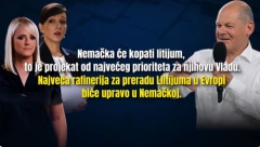 ANA BRNABIĆ RAZMONTIRALA LAŽI OPOZICIJE: Nemačka ne samo da će iskopavati i koristiti svoj litijum, već će imati i najveće postrojenje za preradu