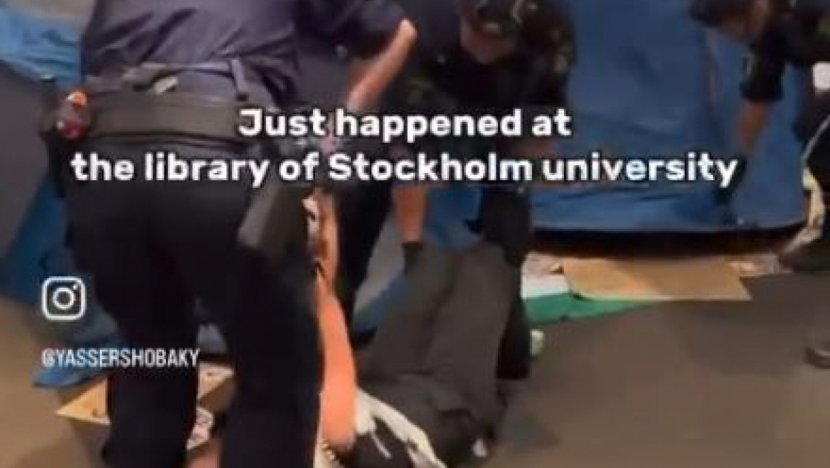 PO KRATKOM POSTUPKU! Švedska policija pohapsila lažne ekologe, hteli da blokiraju Univerzitet, svi odvedeni u zatvor (VIDEO)