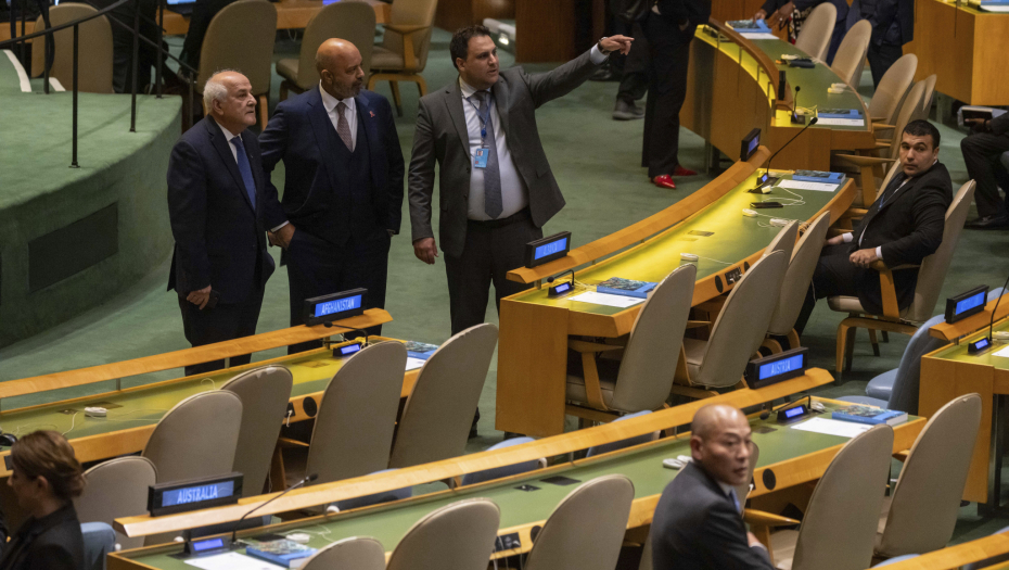 OVO SE DOGODILO PRVI PUT Palestina zauzela službeno mesto na zasedanju u UN (FOTO)