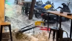 ŠOKANTNE SCENE SNIMLJENE U GRČKOM LETOVALIŠTU, TAMO JE DOSTA SRBA Bujica je nosila sve pred sobom
