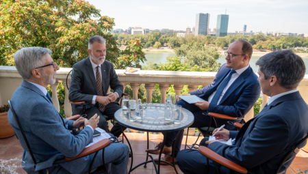 MINISTAR RISTIĆ SASTAO SE SA AMBASADOROM FRANCUSKE PJEROM KOŠAROM