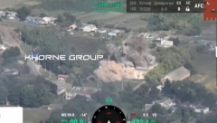 KLIZNA BOMBA SRAVNILA ZGRADU SA ZEMLJOM! Ukrajinci bombardovali još jedno selo u Rusiji, ništa nije ostalo osim dima i gareži (VIDEO)