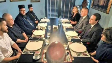 VODEĆA LICA NEPOSTOJEĆE DRŽAVE, CRKVE I STRANKE Čanak i Sonja Biserko kod Kurtija (FOTO)