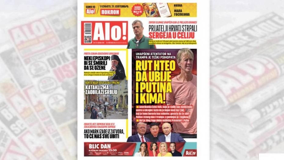 RUT HTEO DA UBIJE PUTINA I KIMA! Uhapšeni atentator na Trampa je teški psihopata