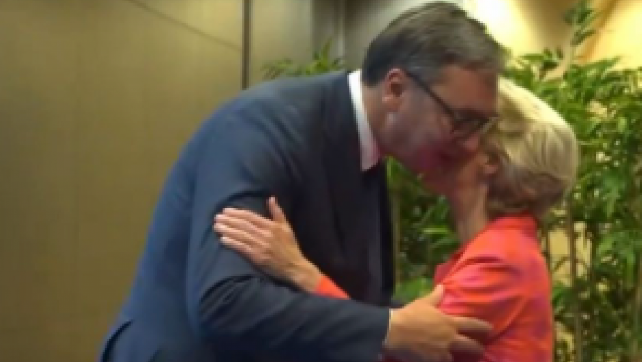 URSULA FON DER LAJEN OBJAVILA EMOTIVNU FOTOGRAFIJU SA PREDSEDNIKOM SRBIJE Ovo su teme sastanka (FOTO)