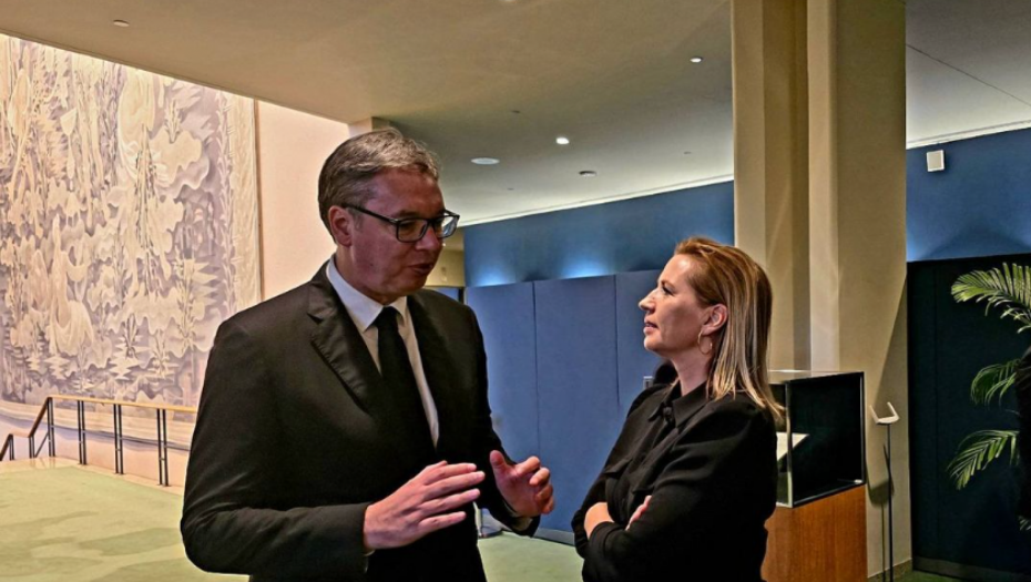 PREDSEDNIK VUČIĆ SE SASTAO SA PREMIJERKOM DANSKE: Dug, otvoren i sadržajan razgovor o evropskom putu Srbije