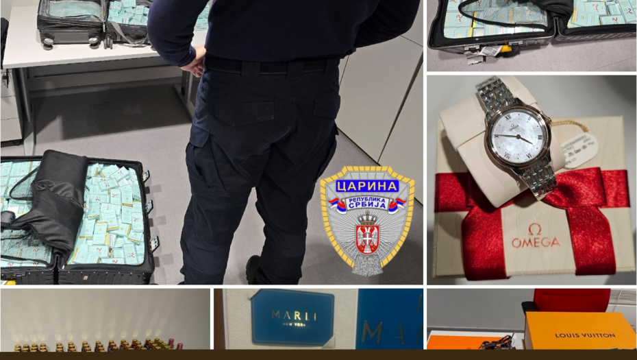 BOGAT ULOV SRPSKIH CARINIKA Sprečen pokušaj krimčarenja robe ukupne vrednosti od oko dve miliona dinara