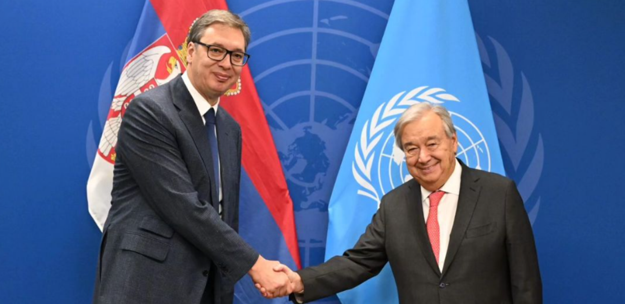 VUČIĆ SE SASTAO SA GUTEREŠOM Generalni sekretar UN sada je detaljno upoznat o situaciji na Kosovu i Metohiji  (FOTO)