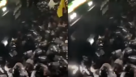 NA AMERIČKU AMBASADU KRENULA STRAŠNA SILA! Hiljade ljudi pokušavaju proboj (VIDEO)