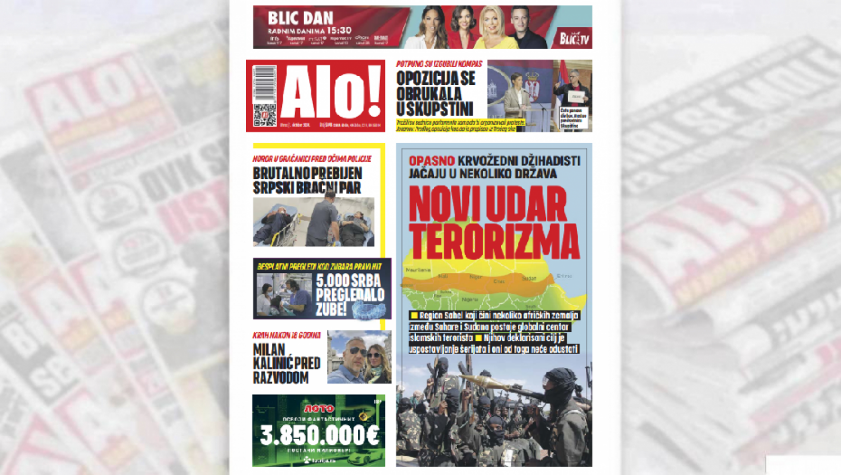 NOVI UDAR TERORIZMA! Krvožedni džihadisti jačaju u nekoliko država