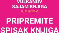 Peti Vulkanov sajam knjiga od 10. do 20. oktobra