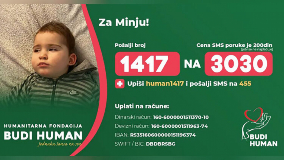 RODITELJI MALE MINE (3) NE GUBE NADU! Dete boluje od progresivnog metaboličkog poremećaja!