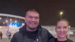 OČEKUJEM POBEDU ZVEZDE Nataša, Nikola i Vera prvi put porodično na Zvezdinu utakmicu (VIDEO)