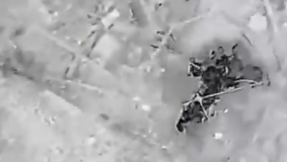 RUSKI VOJNICI DIGNUTI U VAZDUH Stravičan snimak sa fronta (VIDEO)