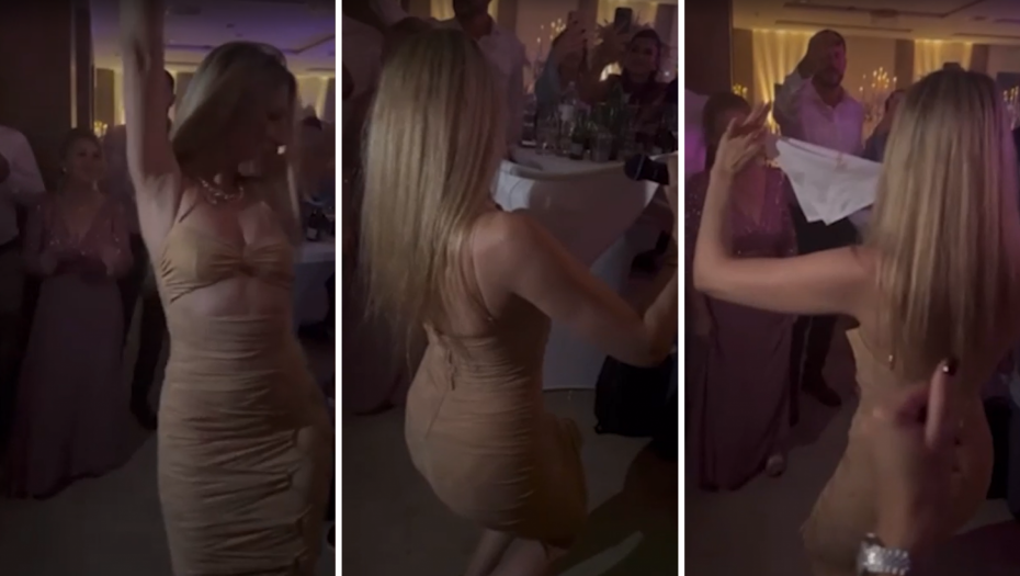 RADA MANOJLOVIĆ UBACILA U PETU BRZINU, HAOS NA SVADBI KOD KOLEGINICE! Gosti u neverici šta radi, potpuno se opustila