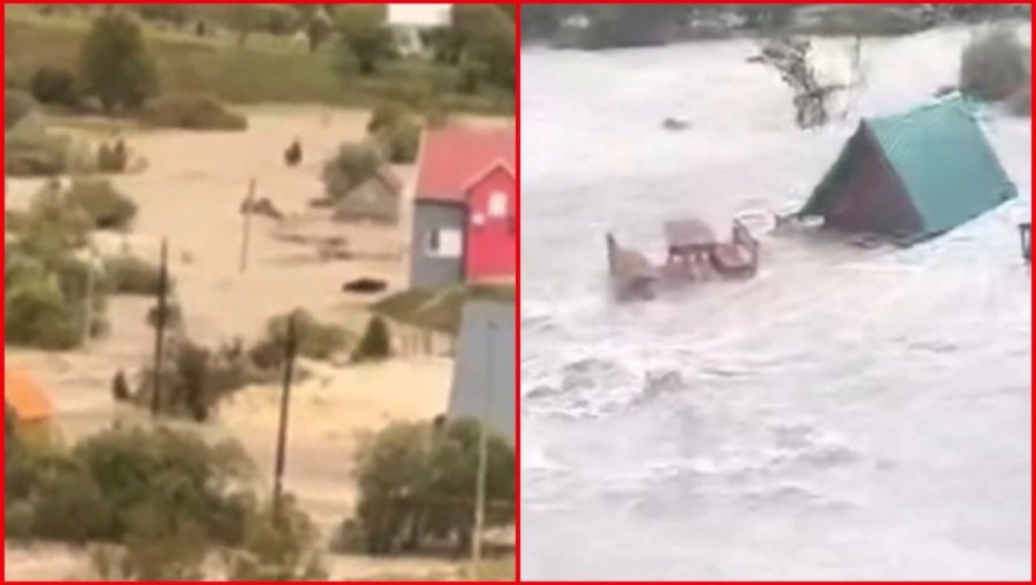 DRAMATIČNE SCENE U CRNOJ GORI: Voda nosi objekte, poplave u mnogim gradovima! (VIDEO)