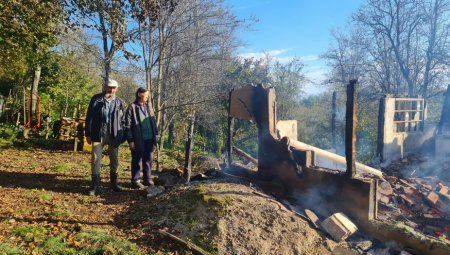 MILOŠU I MILKI IZGORELO JE SVE ŠTO SU IMALI Otkriveno kako je buknuo požar na Baniji (UZNEMIRUJUĆI FOTO)