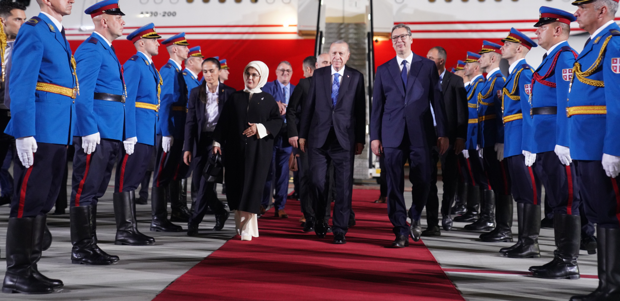 ERDOGAN DOŠAO KOD VUČIĆA Predsednik Turske u zvaničnoj poseti Beogradu (FOTO)