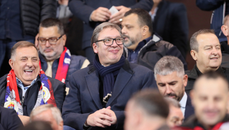 "LESKOVAC JE NAŠA TVRĐAVA" Predsednik Vučić čestitao reprezentativcima pobedu nad Švajcarskom